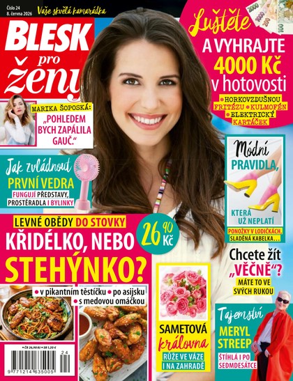 E-magazín BLESK PRO ŽENY - 24/2026 - CZECH NEWS CENTER a. s.