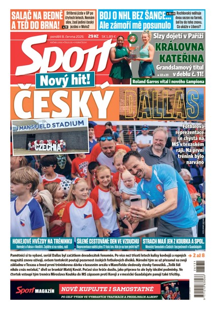 E-magazín Sport - 08.06.2026 - CZECH NEWS CENTER a. s.