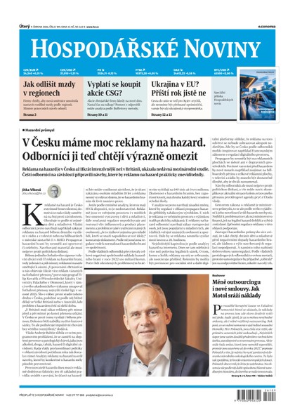 E-magazín HN 109 - 9.6.2026 - Economia, a.s.