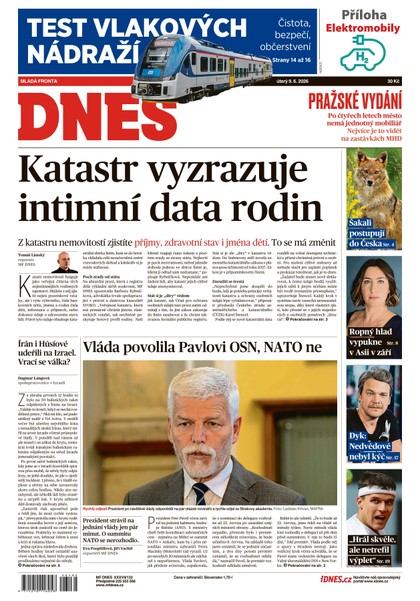 E-magazín MF DNES - 09.06.2026 - MAFRA, a.s.