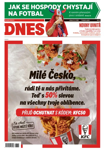 E-magazín MF DNES - 10.06.2026 - MAFRA, a.s.