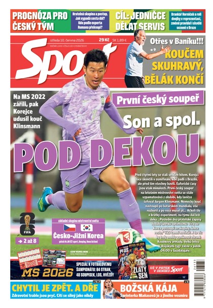 E-magazín Sport - 10.06.2026 - CZECH NEWS CENTER a. s.