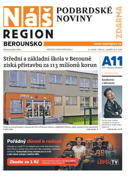 E-magazín Náš Region - Berounsko 25/2026 - A 11 s.r.o.