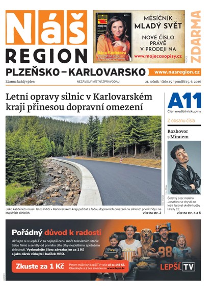 E-magazín Náš Region - Karlovarsko 25/2026 - A 11 s.r.o.