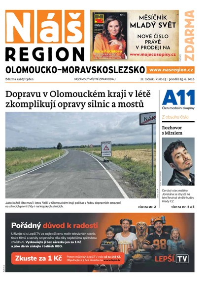 E-magazín Náš Region - Olomoucko/Moravskoslezsko 25/2026 - A 11 s.r.o.