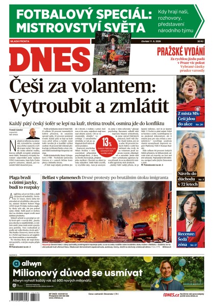E-magazín MF DNES - 11.06.2026 - MAFRA, a.s.