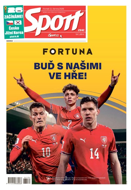 E-magazín Sport - 11.06.2026 - CZECH NEWS CENTER a. s.