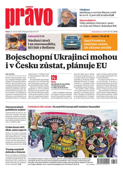 E-magazín Deník Právo - 12.6.2026 - Borgis, a.s.