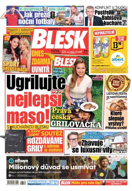 E-magazín Blesk - 12.06.2026 - CZECH NEWS CENTER a. s.