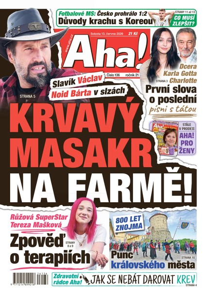 E-magazín AHA! - 13.06.2026 - CZECH NEWS CENTER a. s.