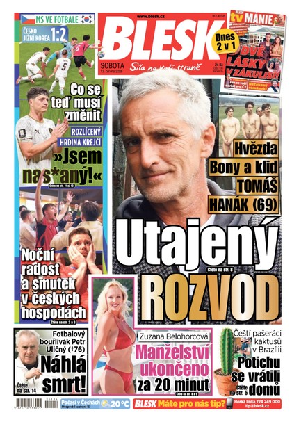 E-magazín Blesk - 13.06.2026 - CZECH NEWS CENTER a. s.