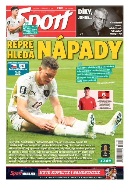 E-magazín Sport - 13.06.2026 - CZECH NEWS CENTER a. s.