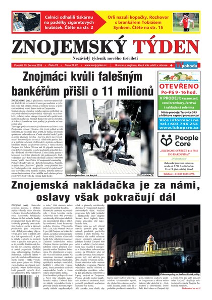 E-magazín Znojemský týden 25/2026 - Znojemský týden
