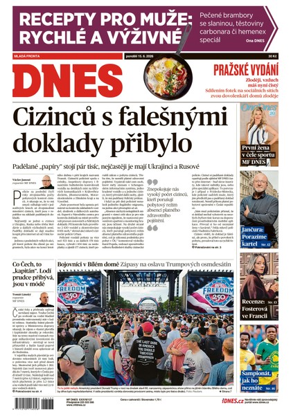 E-magazín MF DNES - 15.06.2026 - MAFRA, a.s.
