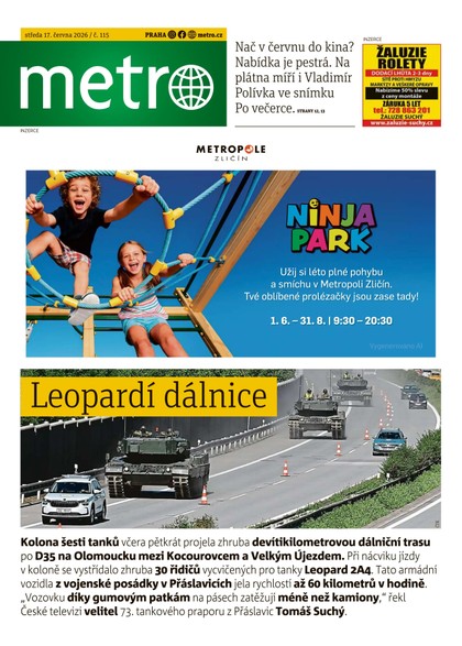 E-magazín METRO - 17.06.2026 - MAFRA, a.s.