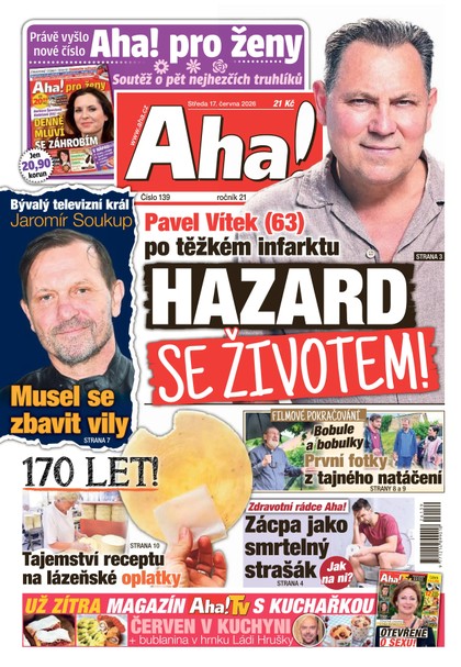 E-magazín AHA! - 17.06.2026 - CZECH NEWS CENTER a. s.