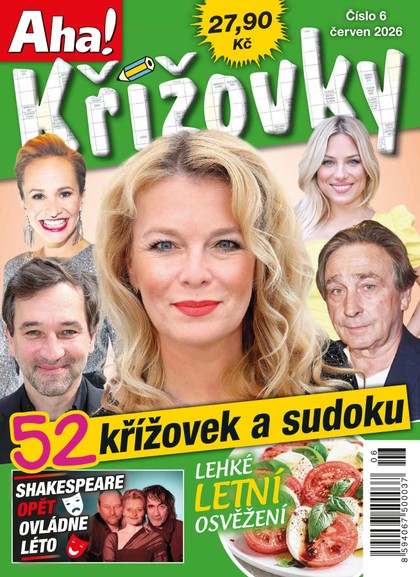 E-magazín AHA! KŘÍŽOVKY - 06/2026 - CZECH NEWS CENTER a. s.