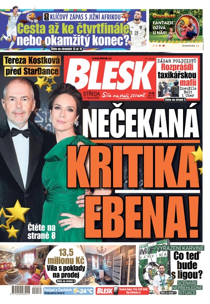 E-magazín Blesk - 17.06.2026 - CZECH NEWS CENTER a. s.