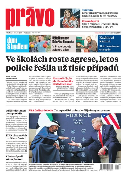 E-magazín Deník Právo - 17.6.2026 - Borgis, a.s.