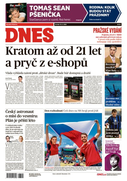 E-magazín MF DNES - 18.06.2026 - MAFRA, a.s.