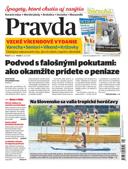 E-magazín Denník Pravda 19. 6. 2026 - OUR MEDIA SR a. s.