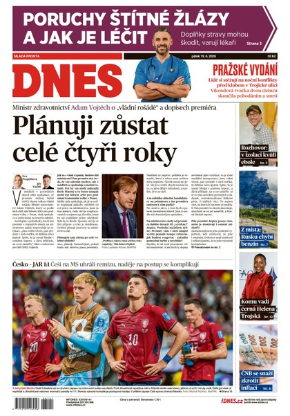 E-magazín MF DNES - 19.06.2026 - MAFRA, a.s.