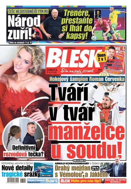 E-magazín Blesk - 20.06.2026 - CZECH NEWS CENTER a. s.