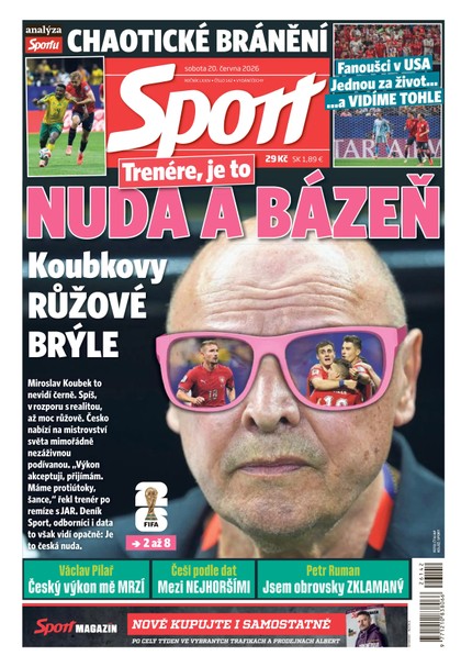 E-magazín Sport - 20.06.2026 - CZECH NEWS CENTER a. s.
