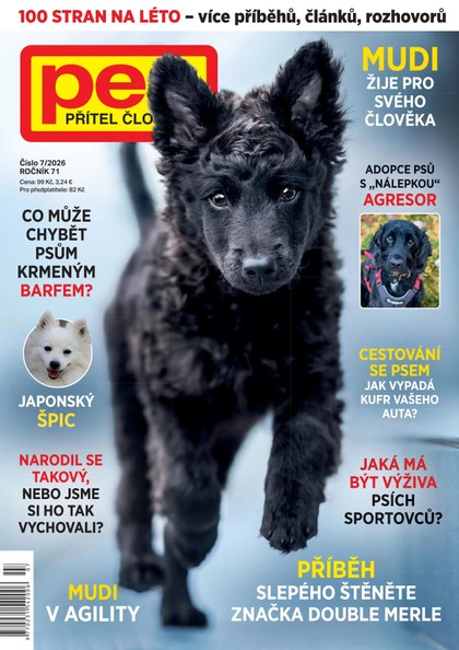 E-magazín Pes přítel člověk 7/2026 - Pražská vydavatelská společnost