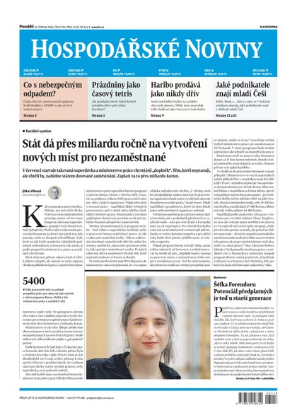 E-magazín HN 118 - 22.6.2026 - Economia, a.s.