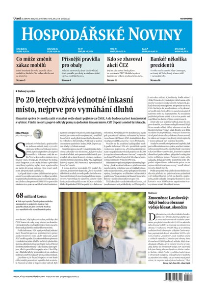 E-magazín HN 119 - 23.6.2026 - Economia, a.s.
