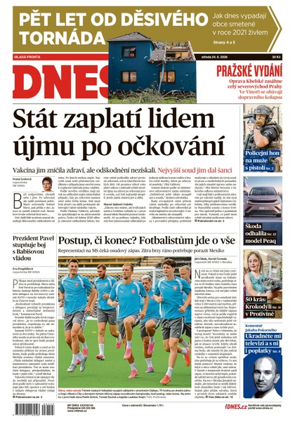 E-magazín MF DNES - 24.06.2026 - MAFRA, a.s.