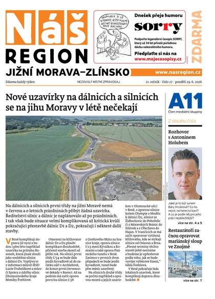 E-magazín Náš Region - Jižní Morava/Zlínsko 27/2026 - A 11 s.r.o.