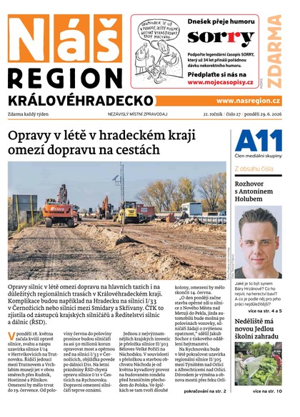 E-magazín Náš Region - Královéhradecko 27/2026 - A 11 s.r.o.