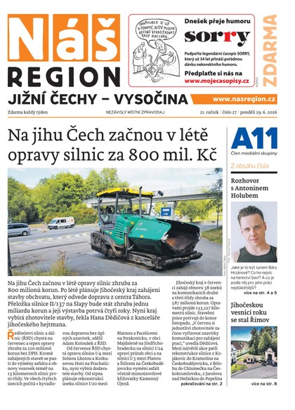 E-magazín Náš Region - Vysočina 27/2026 - A 11 s.r.o.