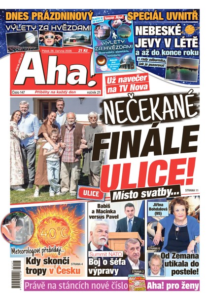 E-magazín AHA! - 26.06.2026 - CZECH NEWS CENTER a. s.