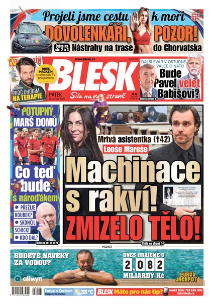 E-magazín Blesk - 26.06.2026 - CZECH NEWS CENTER a. s.