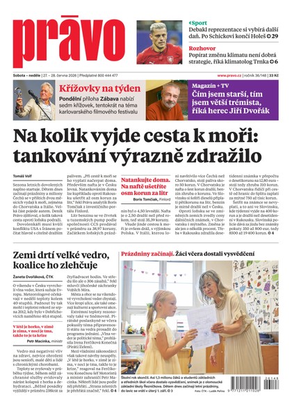 E-magazín Deník Právo - 27.6.2026 - Borgis, a.s.
