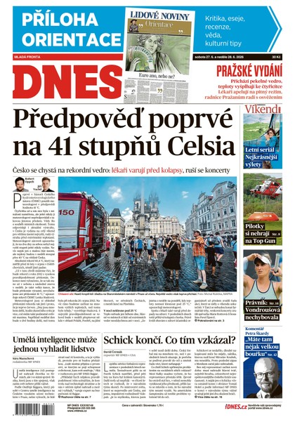 E-magazín MF DNES - 27.06.2026 - MAFRA, a.s.