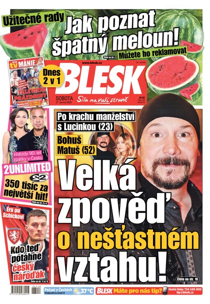 E-magazín Blesk - 27.06.2026 - CZECH NEWS CENTER a. s.