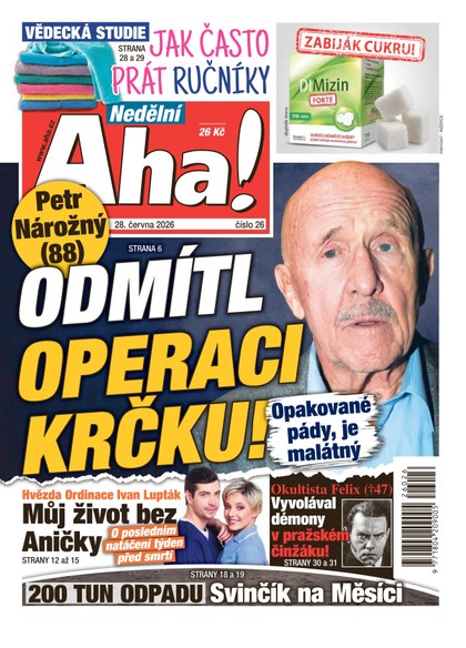 E-magazín NEDĚLNÍ AHA! - 28.06.2026 - CZECH NEWS CENTER a. s.