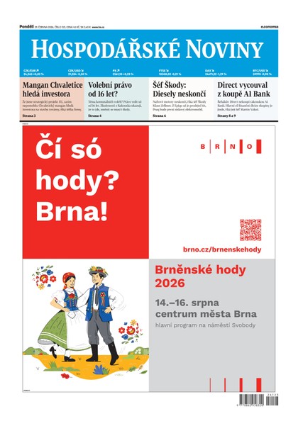 E-magazín HN 123 - 29.6.2026 	 - Economia, a.s.