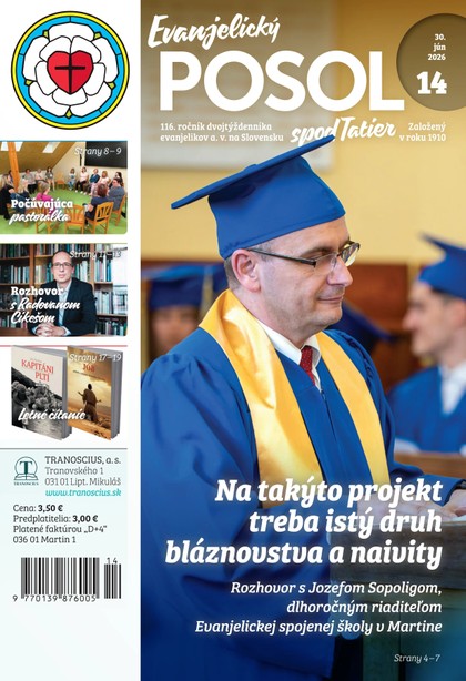 E-magazín Evanjelický posol spod Tatier 14/2026 - TRANOSCIUS a.s.