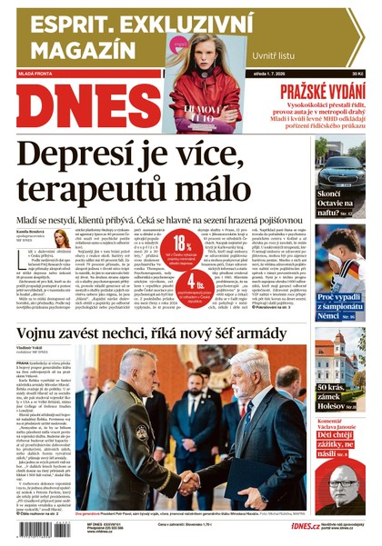 E-magazín MF DNES - 01.07.2026 - MAFRA, a.s.
