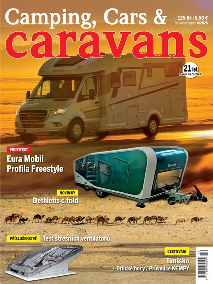 E-magazín Camping, Cars & Caravans 4/2026 - EEZY Publishing