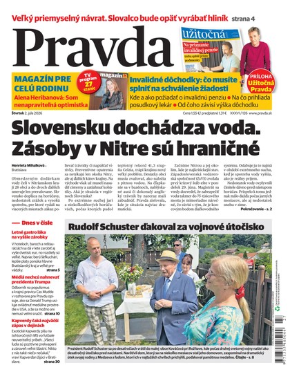 E-magazín Denník Pravda 2. 7. 2026 - OUR MEDIA SR a. s.