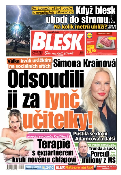 E-magazín Blesk - 02.07.2026 - CZECH NEWS CENTER a. s.