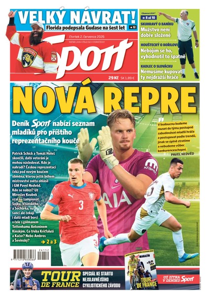 E-magazín Sport - 02.07.2026 - CZECH NEWS CENTER a. s.