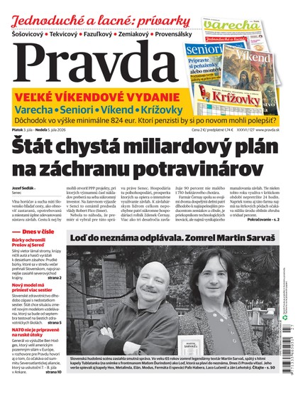 E-magazín Denník Pravda 3. 7. 2026 - OUR MEDIA SR a. s.