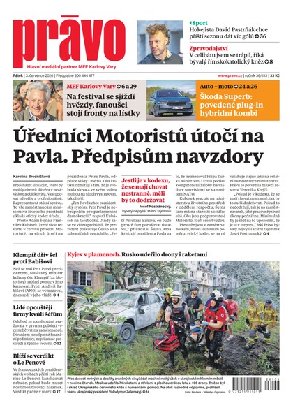 E-magazín Deník Právo - 3.7.2026 - Borgis, a.s.